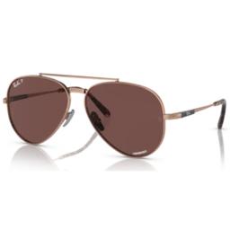 Okulary przeciwsłoneczne Ray-Ban® 8225 3140AF 58 AVIATOR TITANIUM z polaryzacją